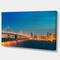 Designart - Illuminated San Francisco Skyline - Cityscape Canvas Print